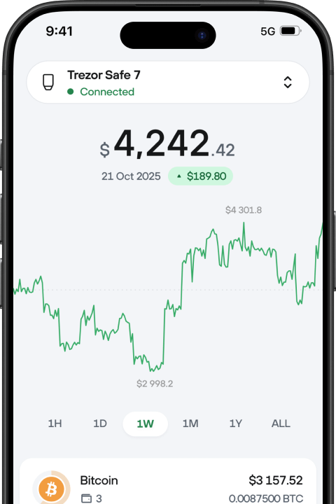 Trezor Suite mobile app